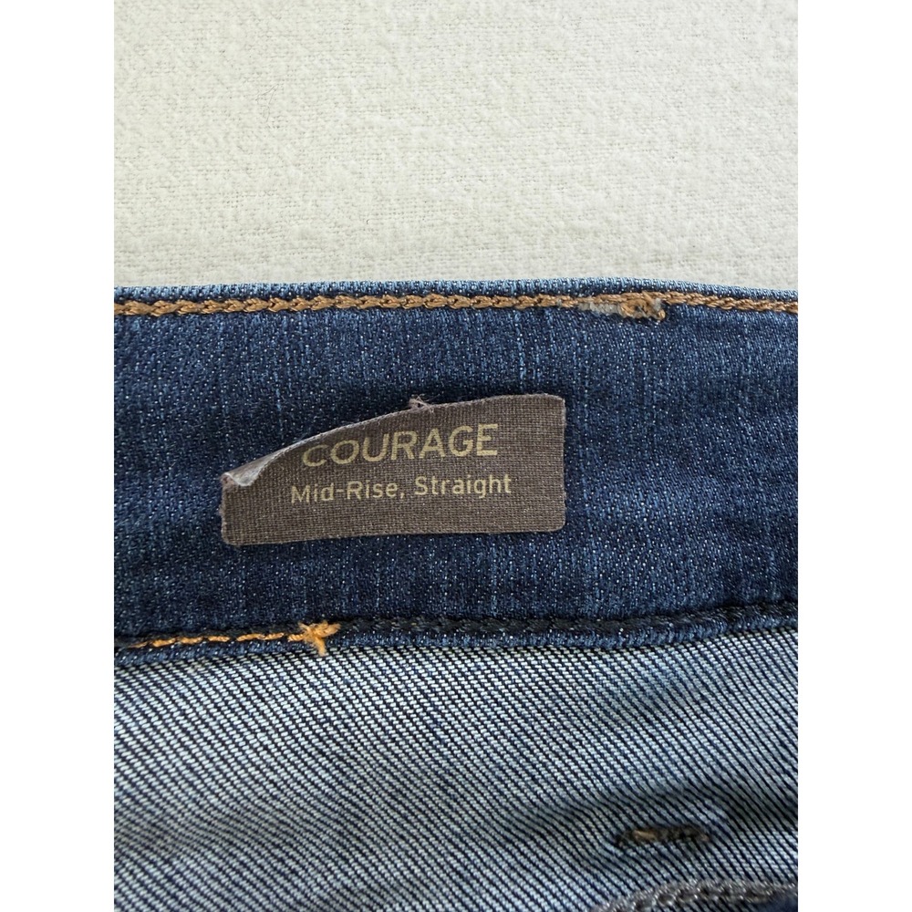 34 Heritage Jeans‎ Mens 40x31 Courage Mid-Rise Straight Stretch Denim Blue - Picture 9 of 9